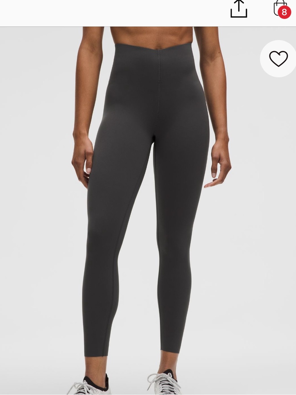 lululemon athletica Glow Up™ Super-High-Rise Tight - graphite gray 28 inch